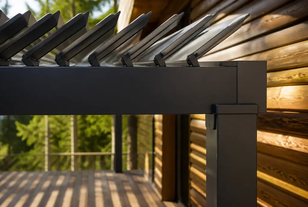 Pergola attenante