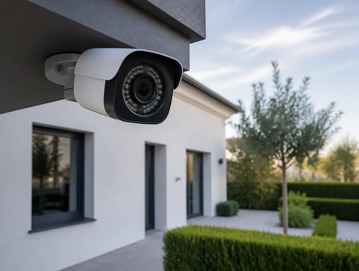 Caméras de surveillance intérieures / extérieures, vue 1