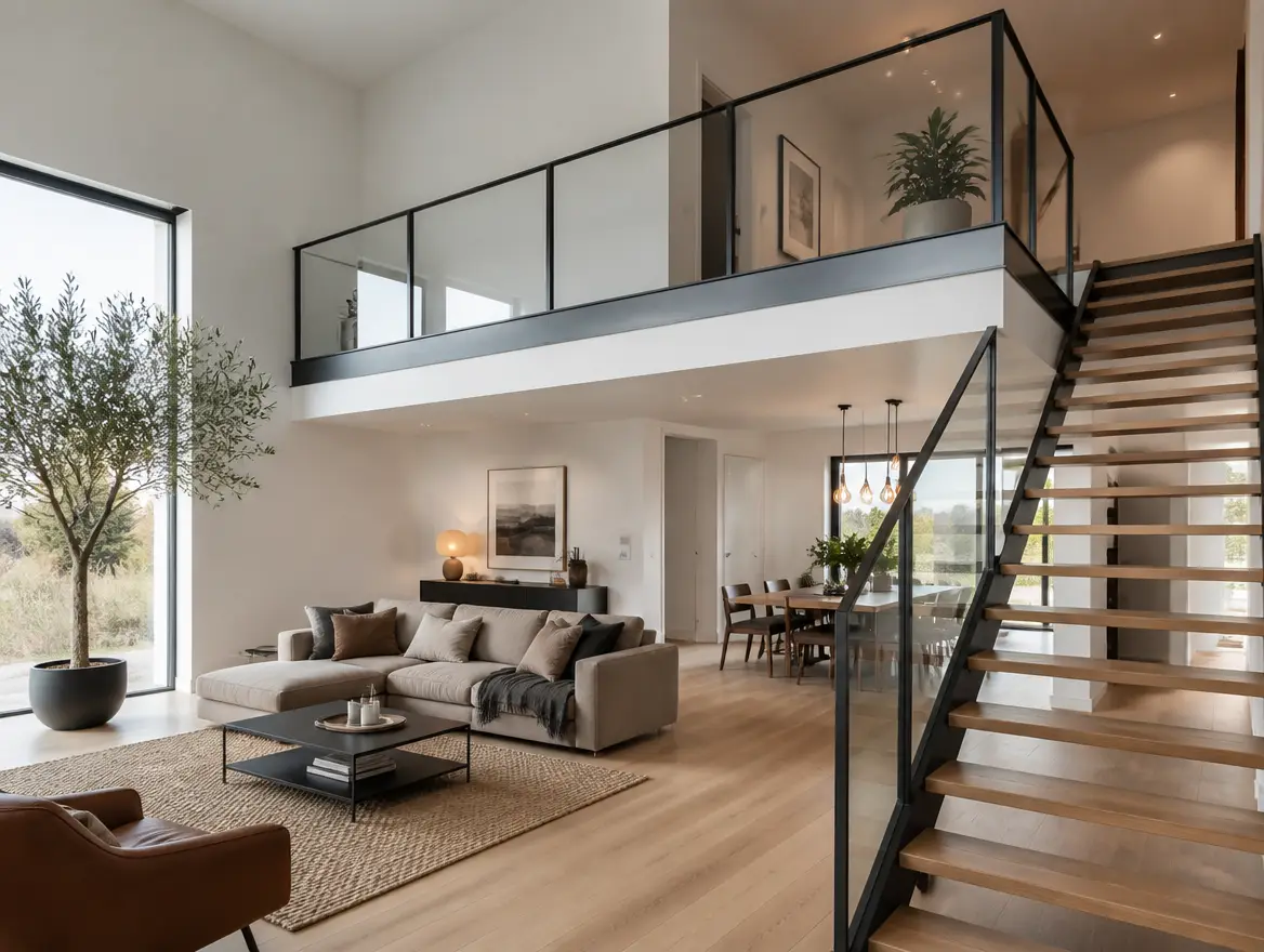 Garde-corps pour escaliers ou mezzanines, vue 3