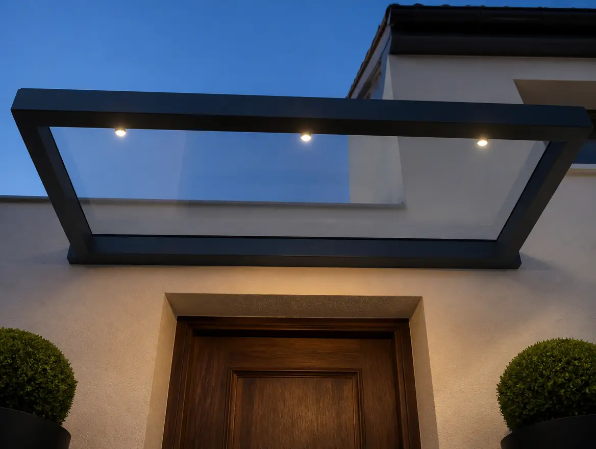 Marquises avec éclairage LED intégré, vue 2