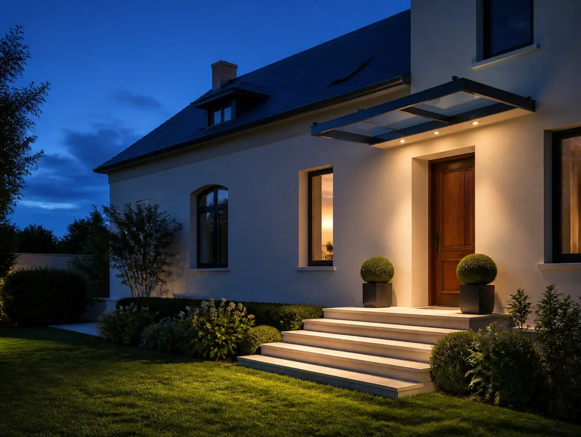 Marquises avec éclairage LED intégré, vue 3