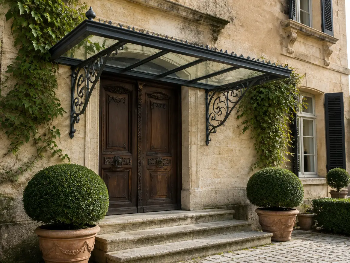 Marquises avec bras décoratifs, vue 1