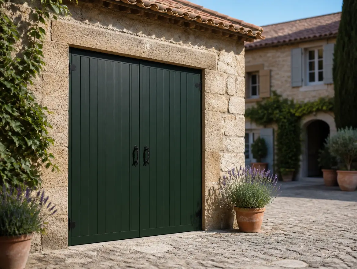 Portes battantes traditionnelles, vue 1