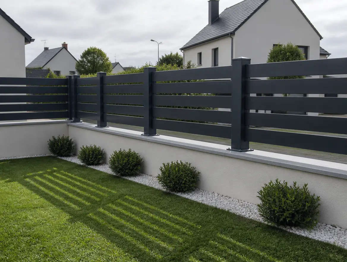 Pose sur muret ou platines, vue 2