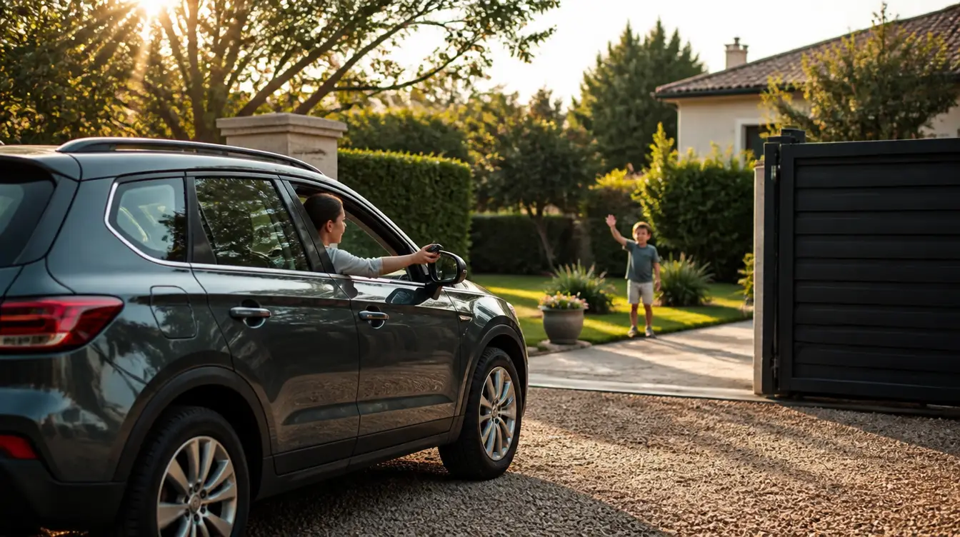 Portails motorisés & domotiques en situation