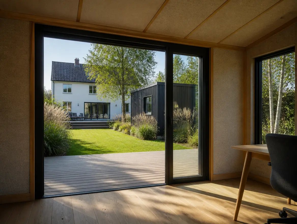 Abris de jardin isolés, vue 2