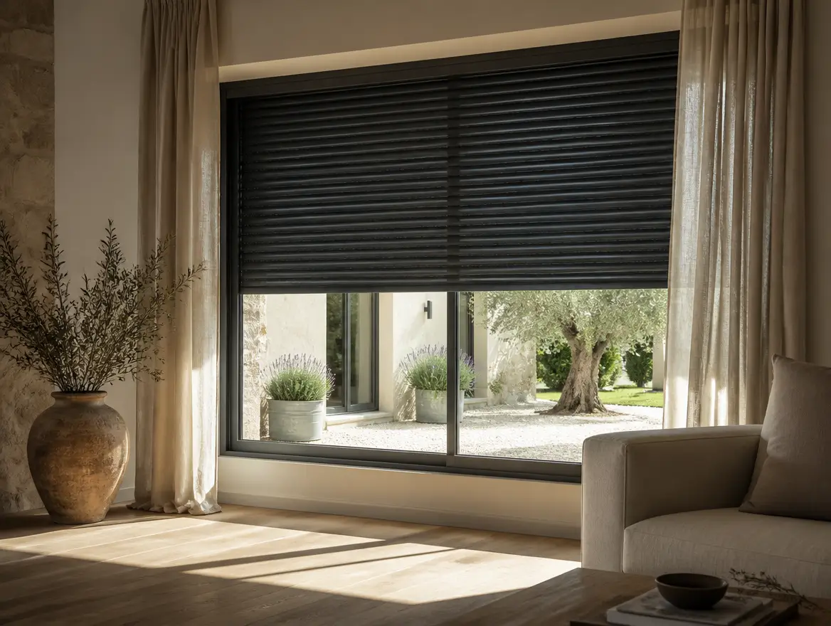 Volets roulants aluminium, vue 2