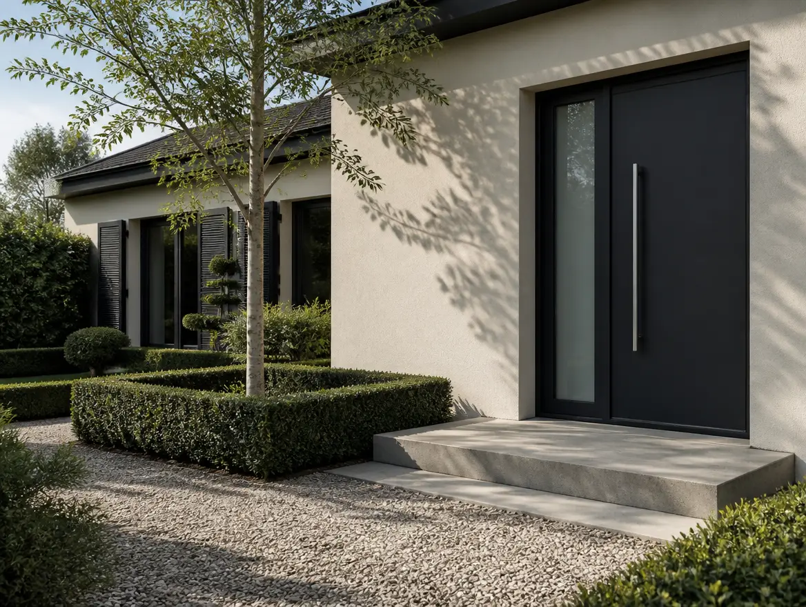 Portes d’entrée contemporaines, vue 3