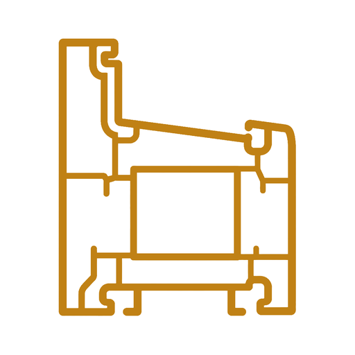 Profilé PVC multichambres renforcé
