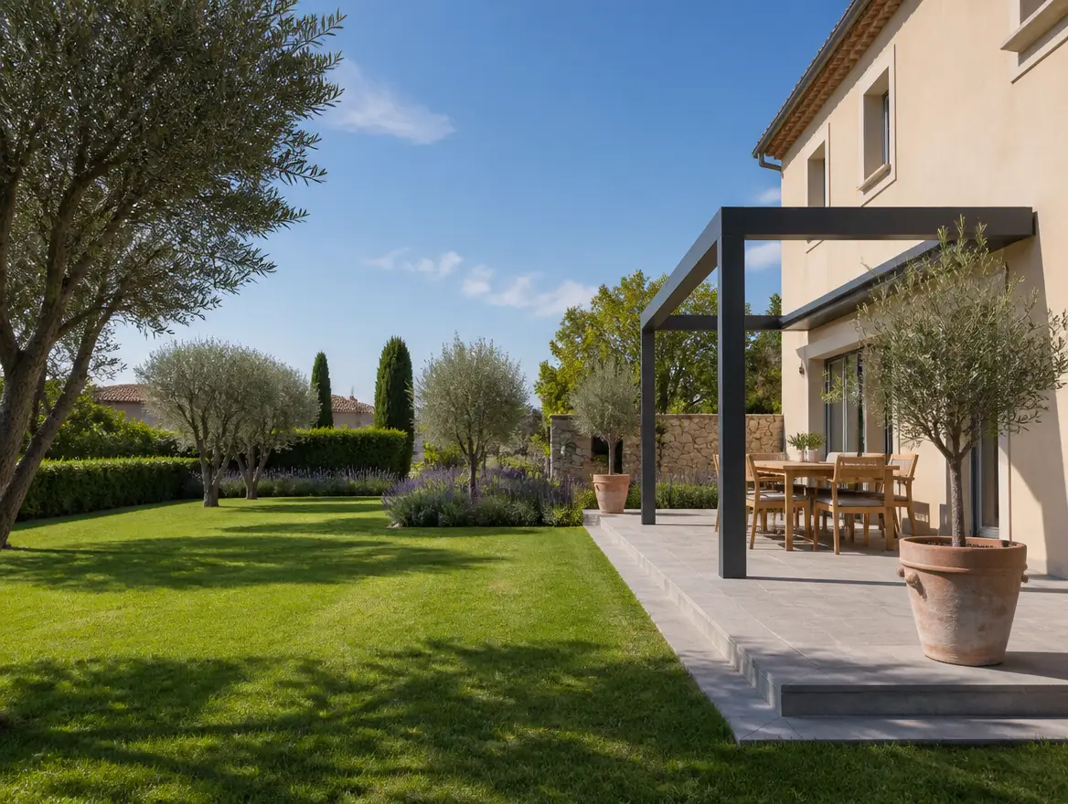 Pergolas à toile, vue 3