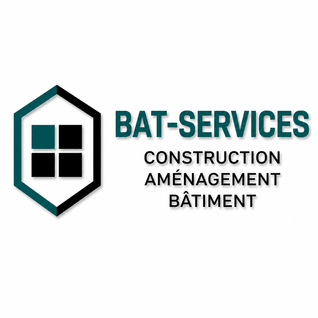 Logo BAT SERVICES régénéré par IA