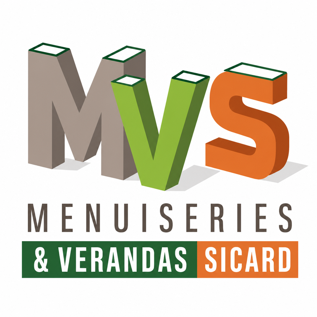 Logo Menuiseries et Vérandas SICARD régénéré par IA