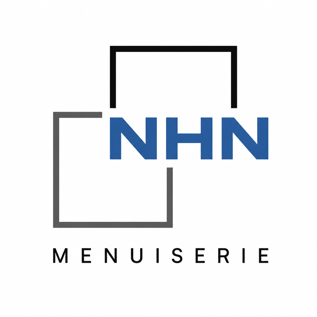 Logo NHN MENUISERIE régénéré par IA