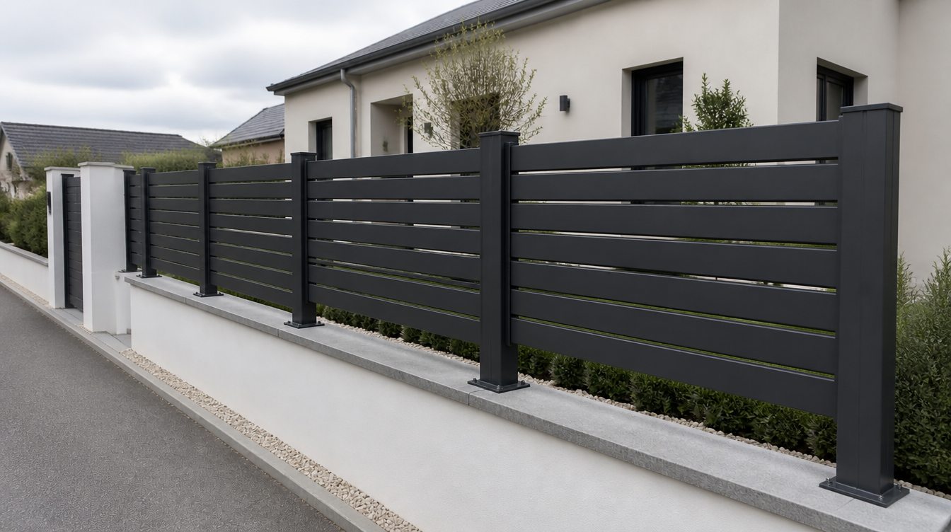Pose sur muret ou platines