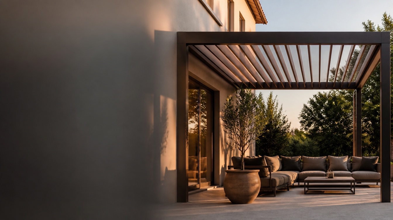 Nouvelle pergola bioclimatique a lames orientables
