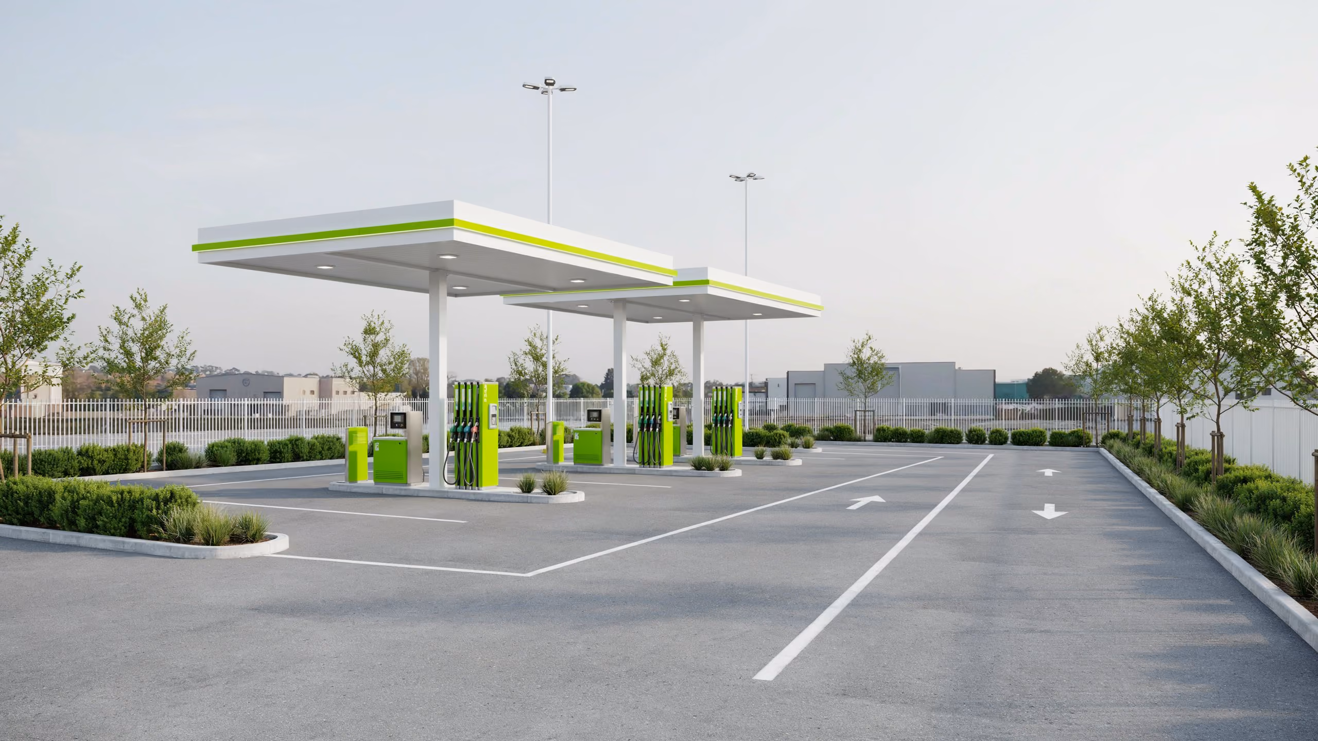 Petrol station