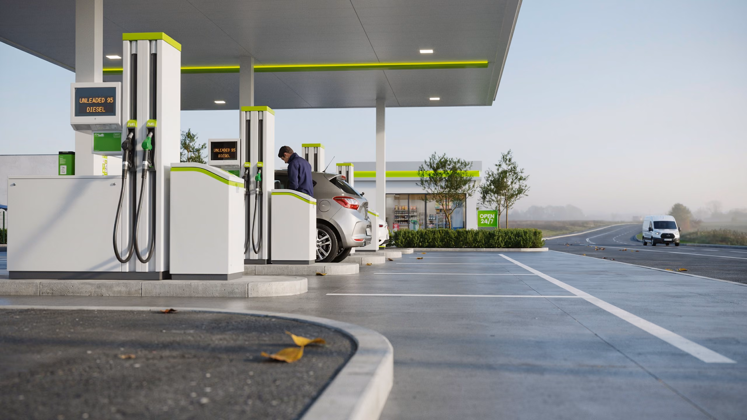 Petrol station