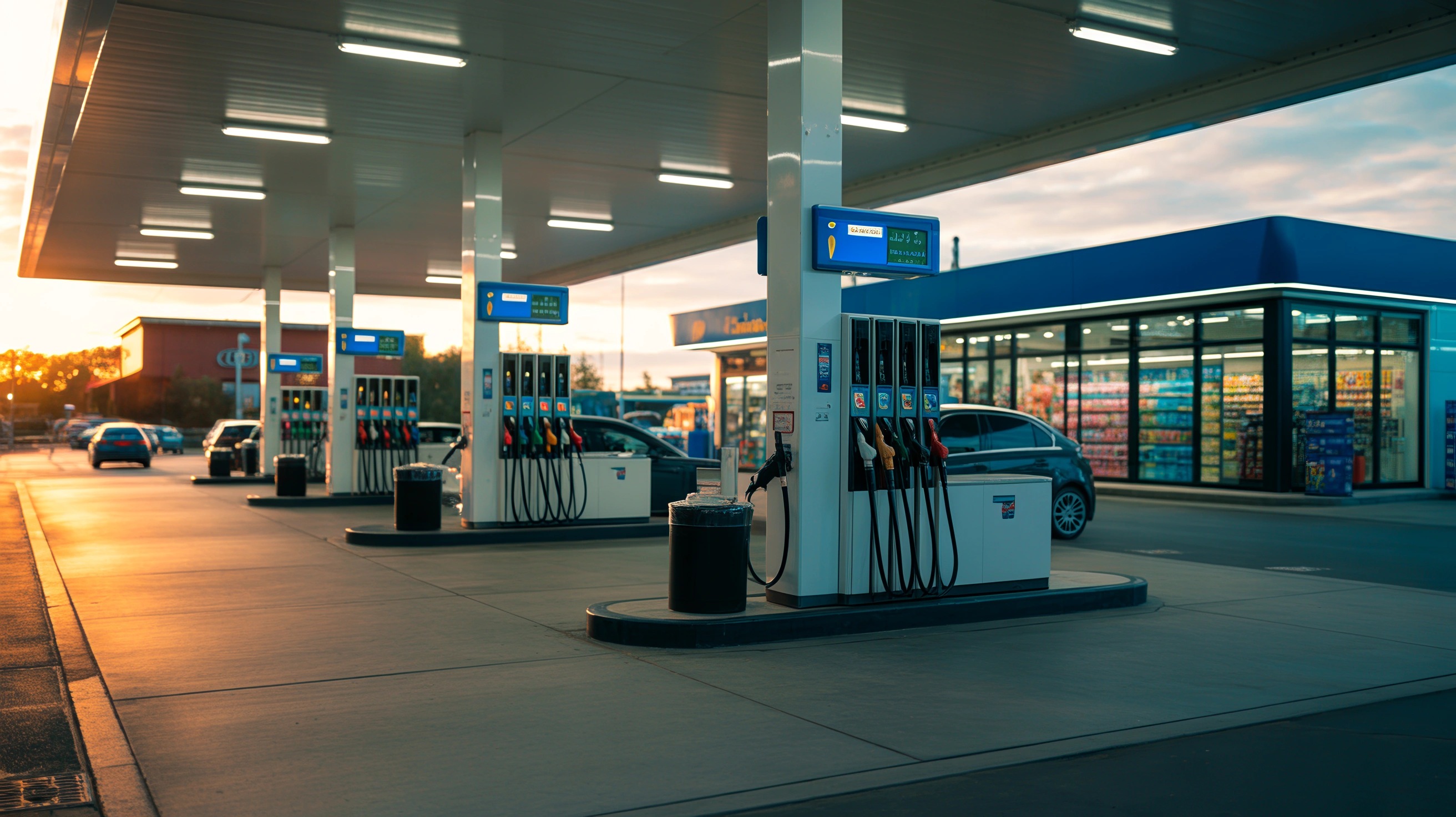 Petrol station