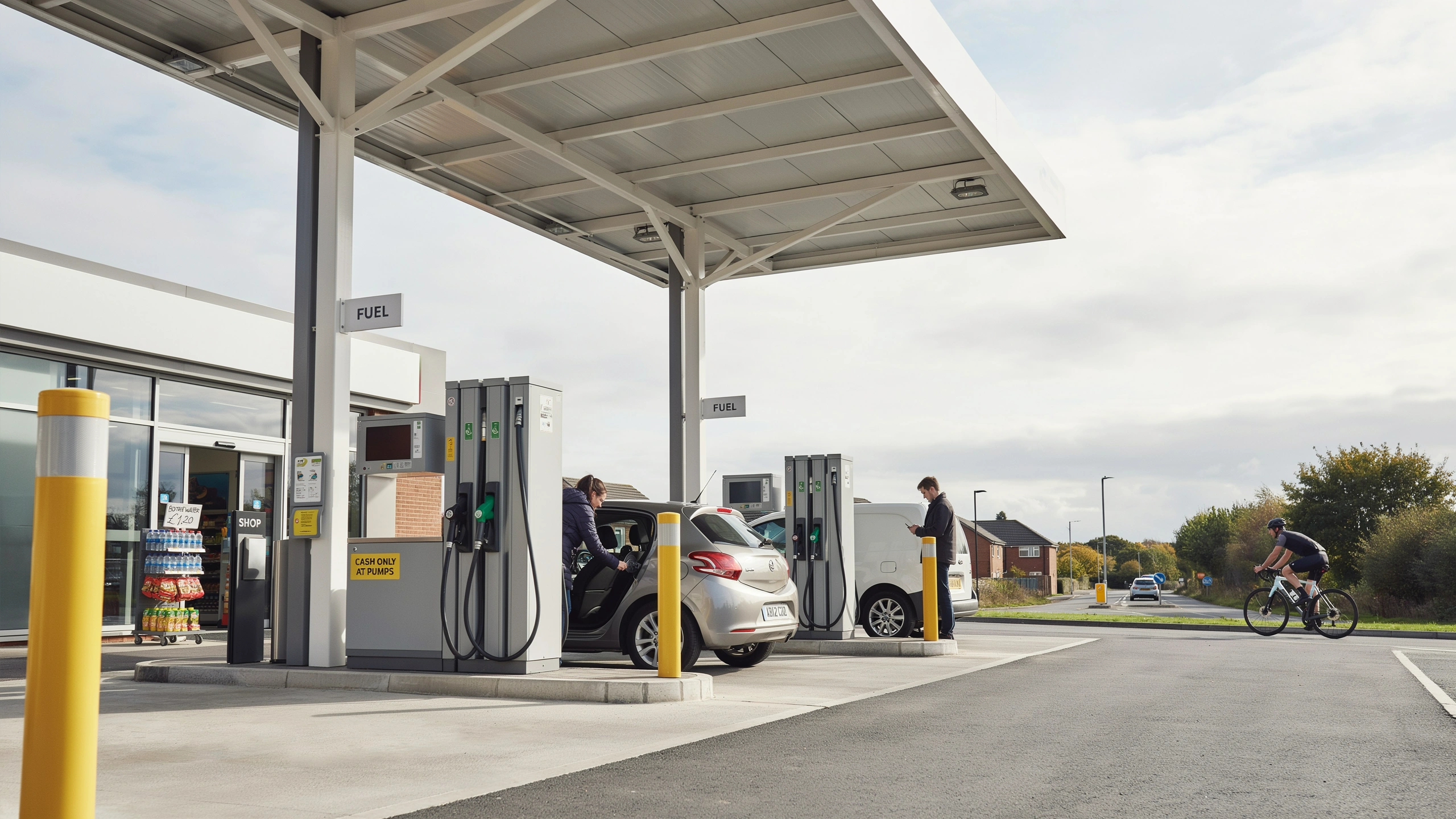 Petrol station