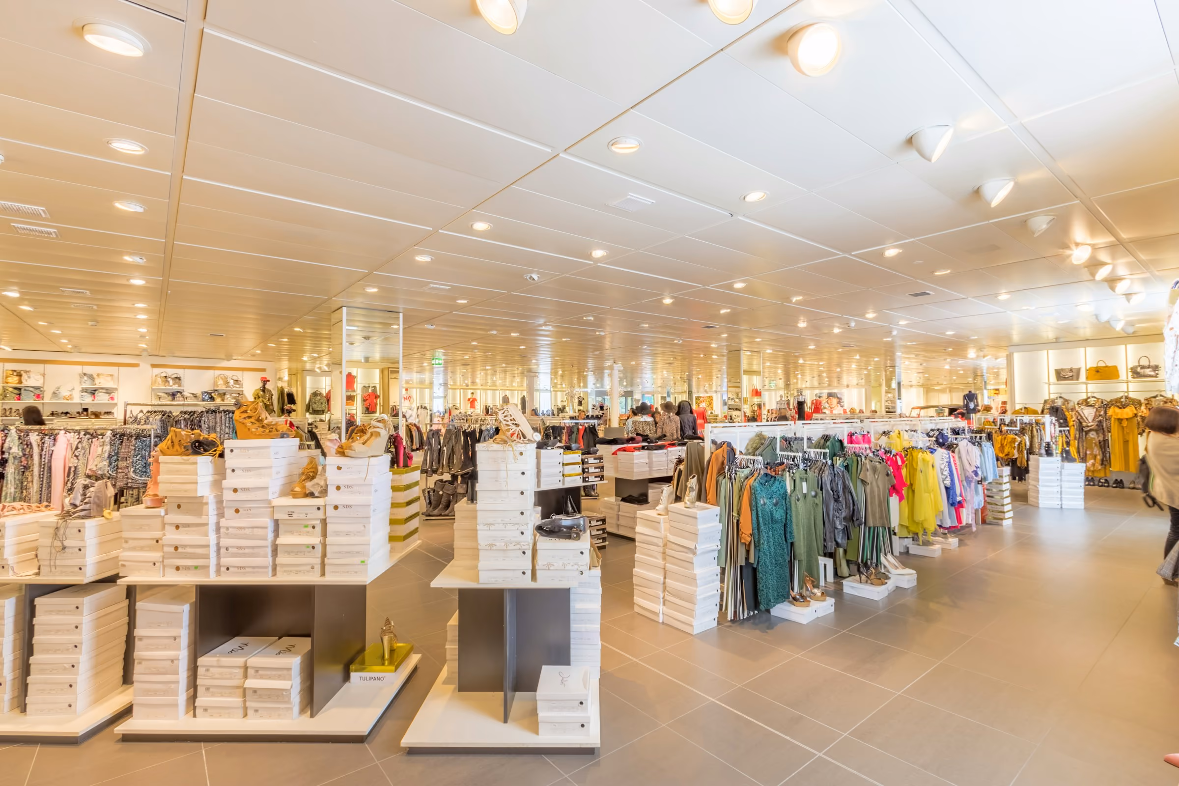 Large shop interior