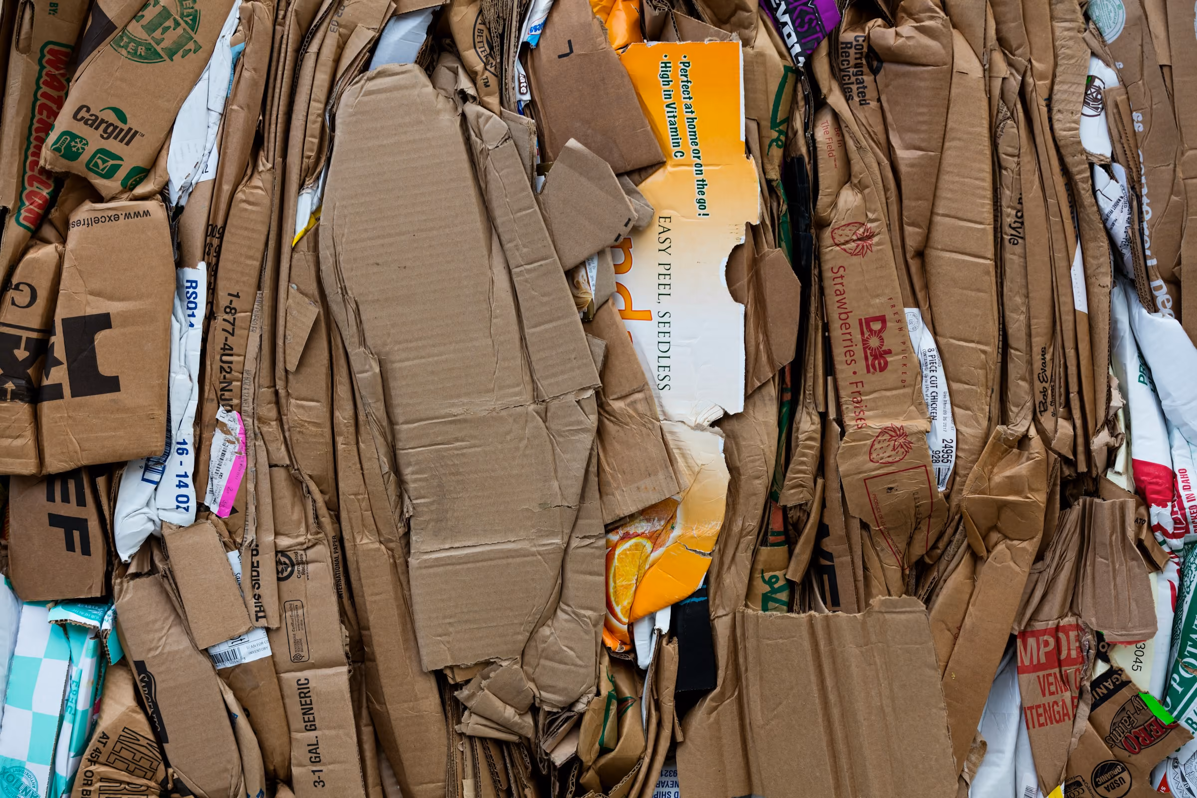 Cardboard crushing