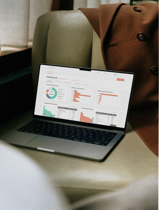 Interface de la plateforme MARCAP de suivi des produits structurés