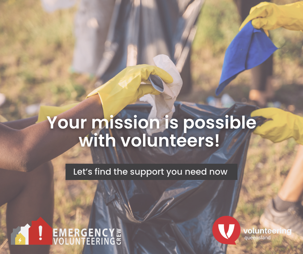 A team of EV Crew volunteers on site