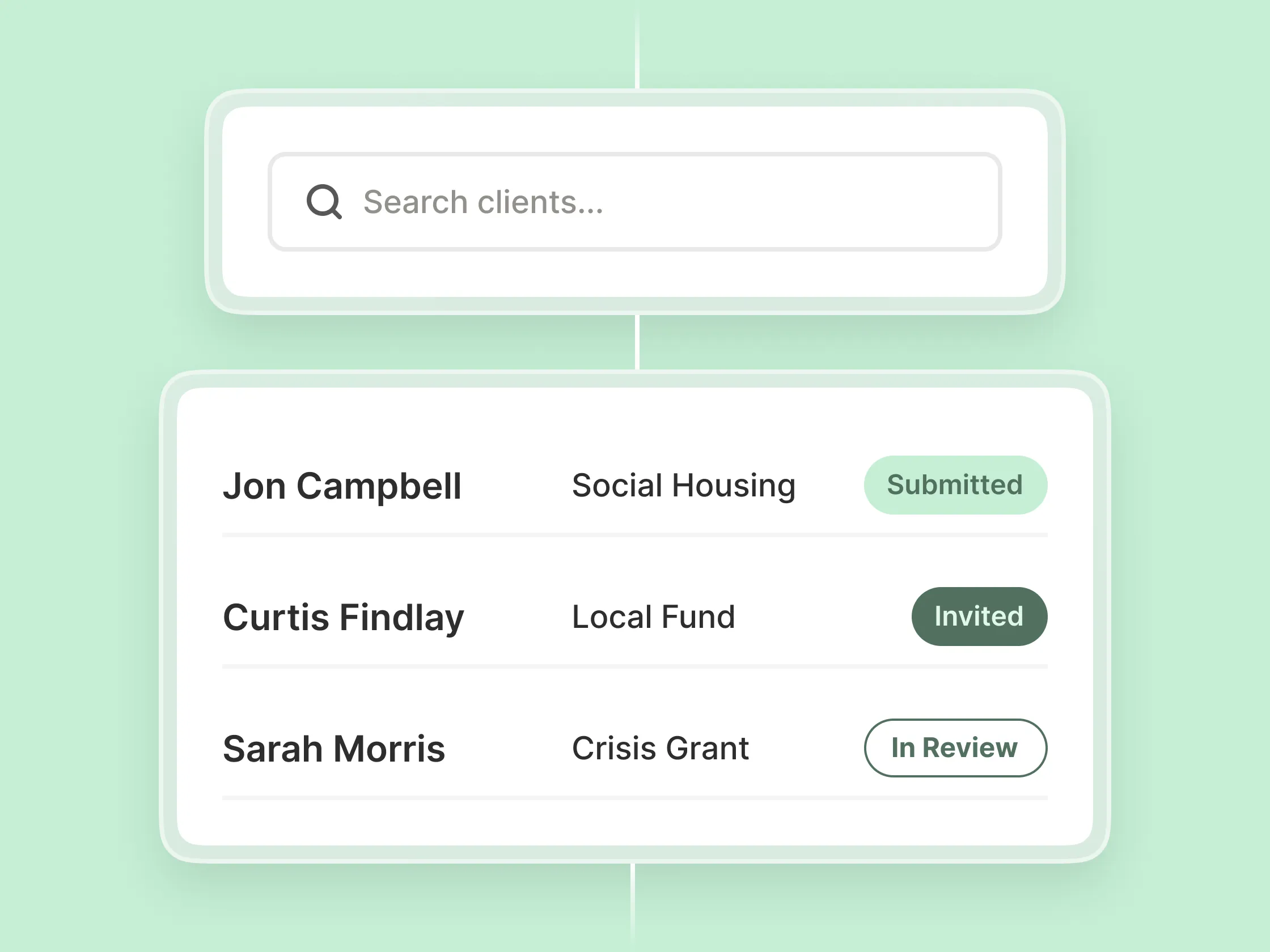 Open banking feature interface