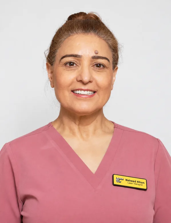Naheed, laser therapist at Laser Me Out