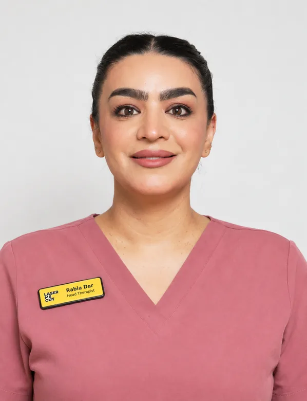 Rabia, head therapist at Laser Me Out