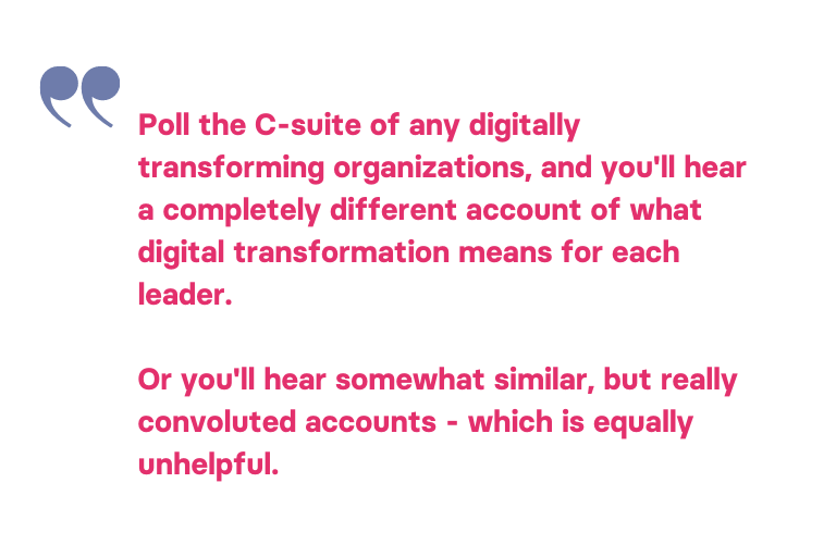 what does digital transformation mean?
