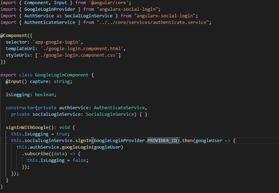 How to integrate Social Login in a Web API solution