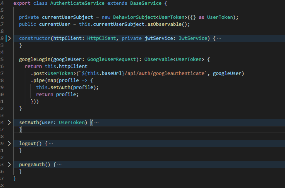 How to integrate Social Login in a Web API solution