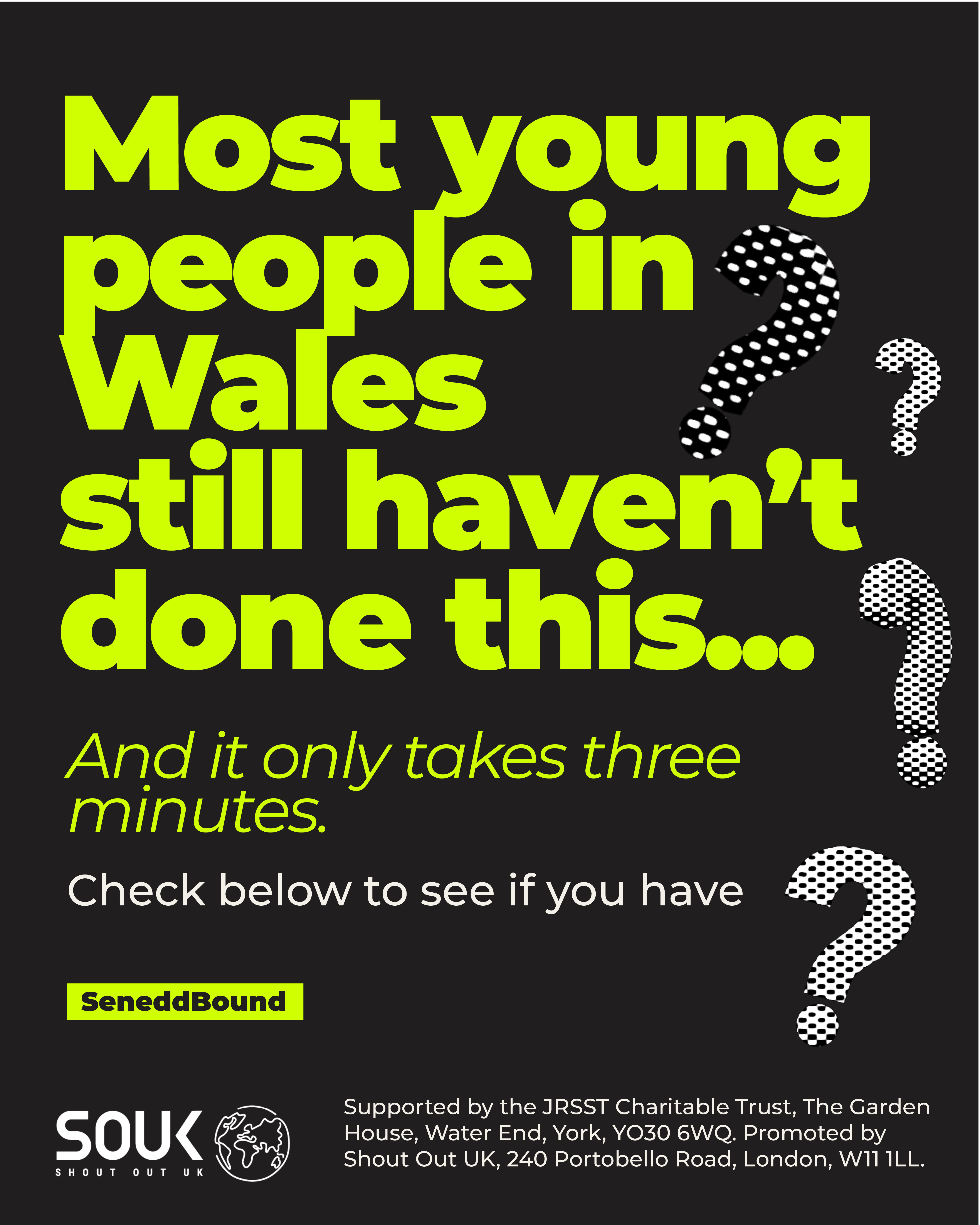This is the Thumbnail for the 'Most young people' voter registration poster item