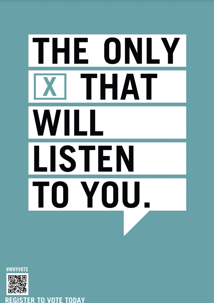 This is the Thumbnail for the The only X that will listen to you | Poster or Flyer | English item