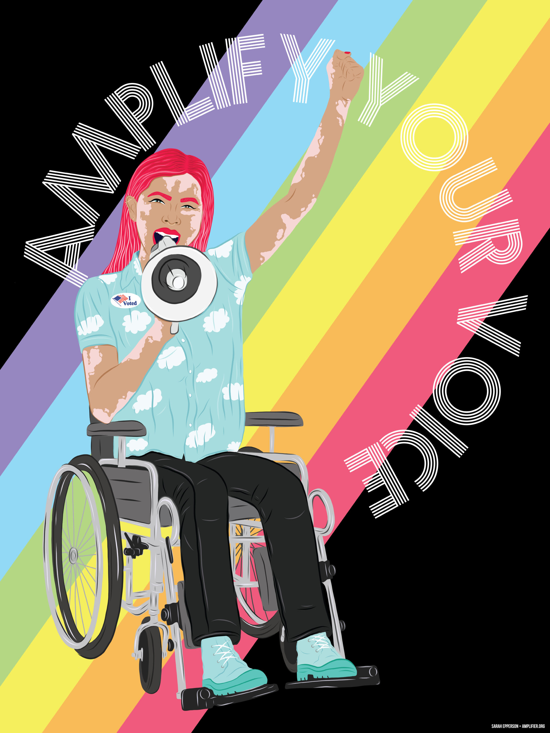 This is the Thumbnail for the Amplify your voices poster item