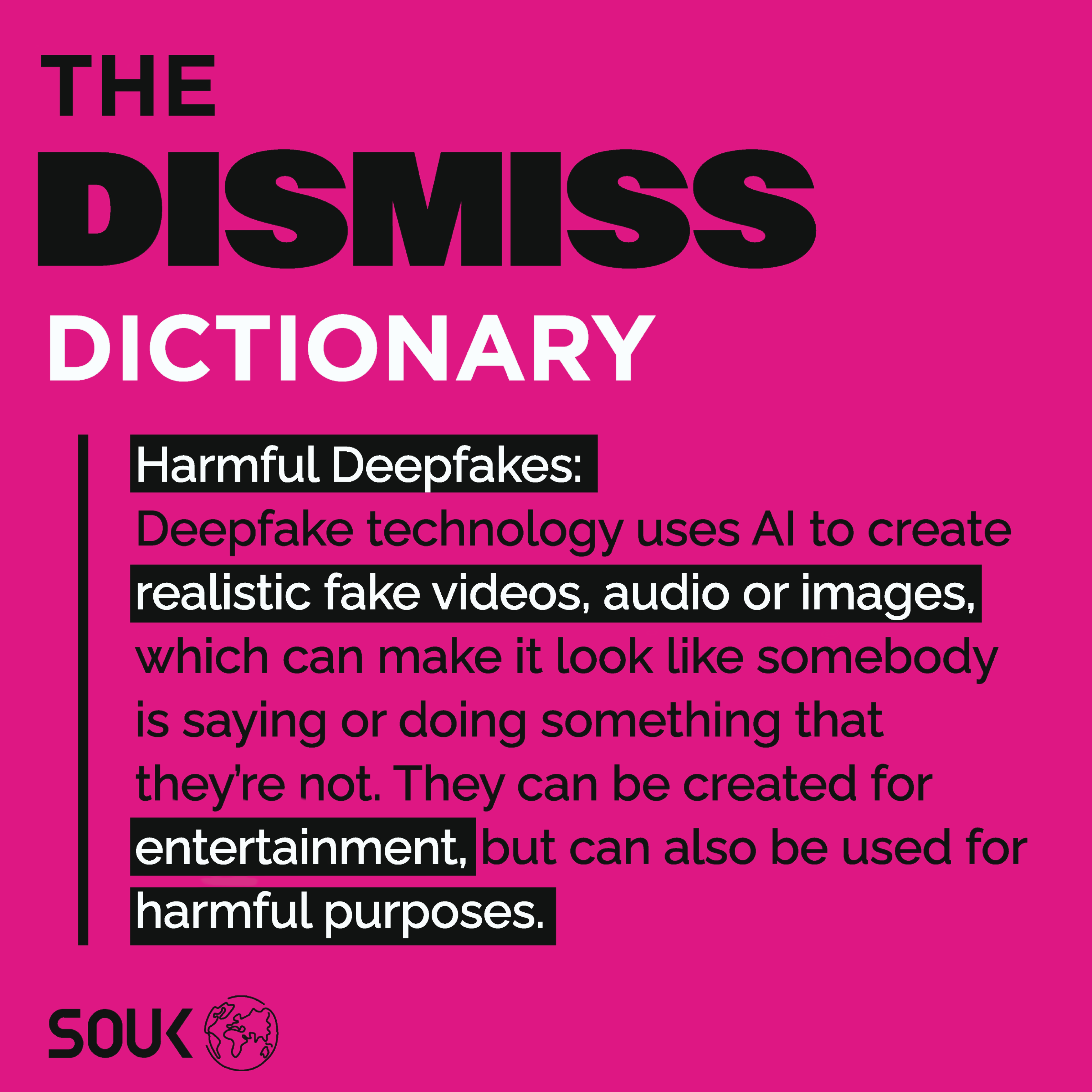 This is the Thumbnail for the Harmful deepfakes definition item
