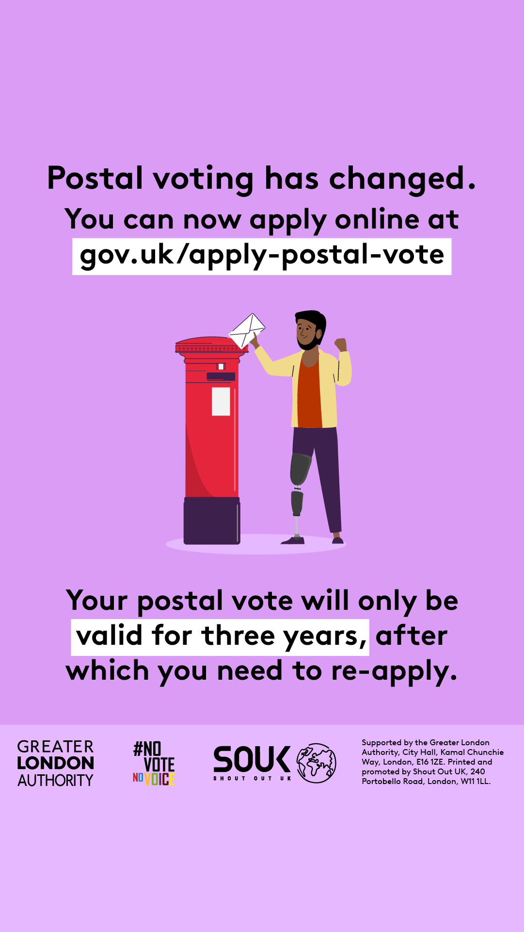 This is the Thumbnail for the Apply to vote by post item