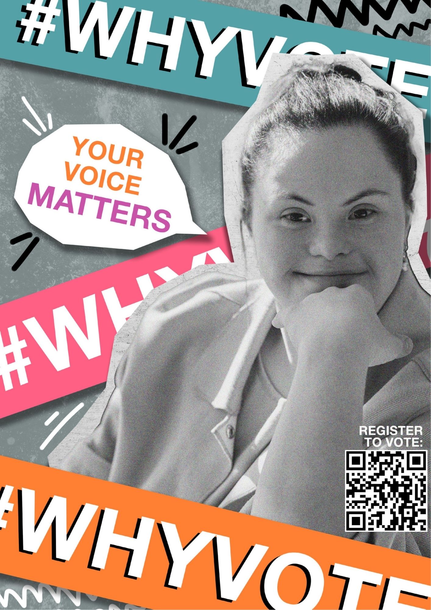 This is the Thumbnail for the Your voice matters | Poster or Flyer | English item