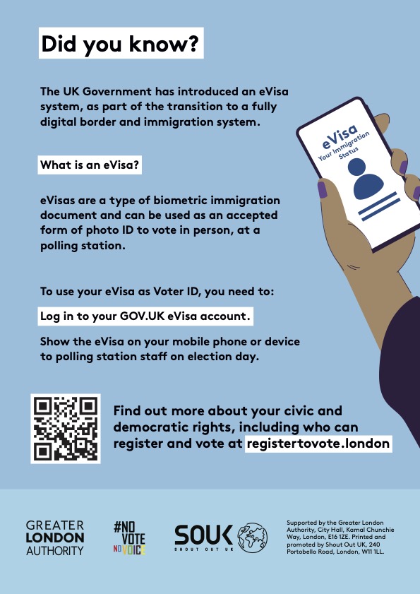 This is the Thumbnail for the eVisa as voter ID item