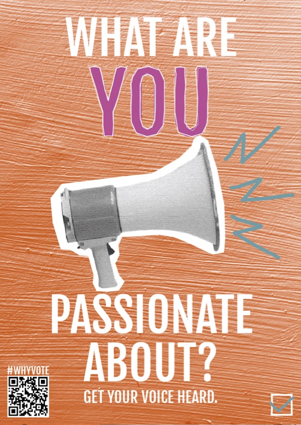 This is the Thumbnail for the Get your voice heard poster | Poster or Flyer | English item