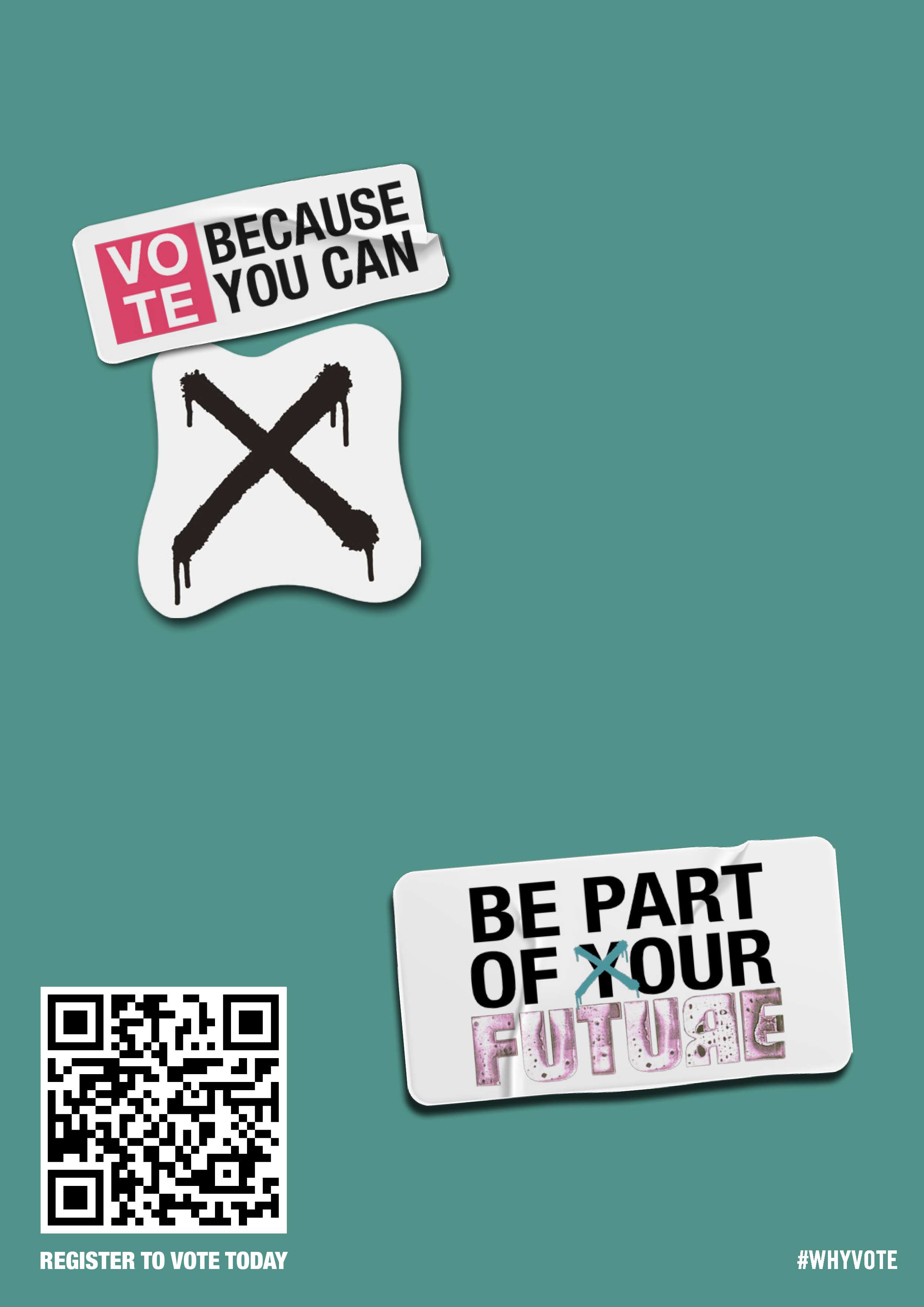 This is the Thumbnail for the Vote because you can, be part of the future | Poster or Flyer | English item