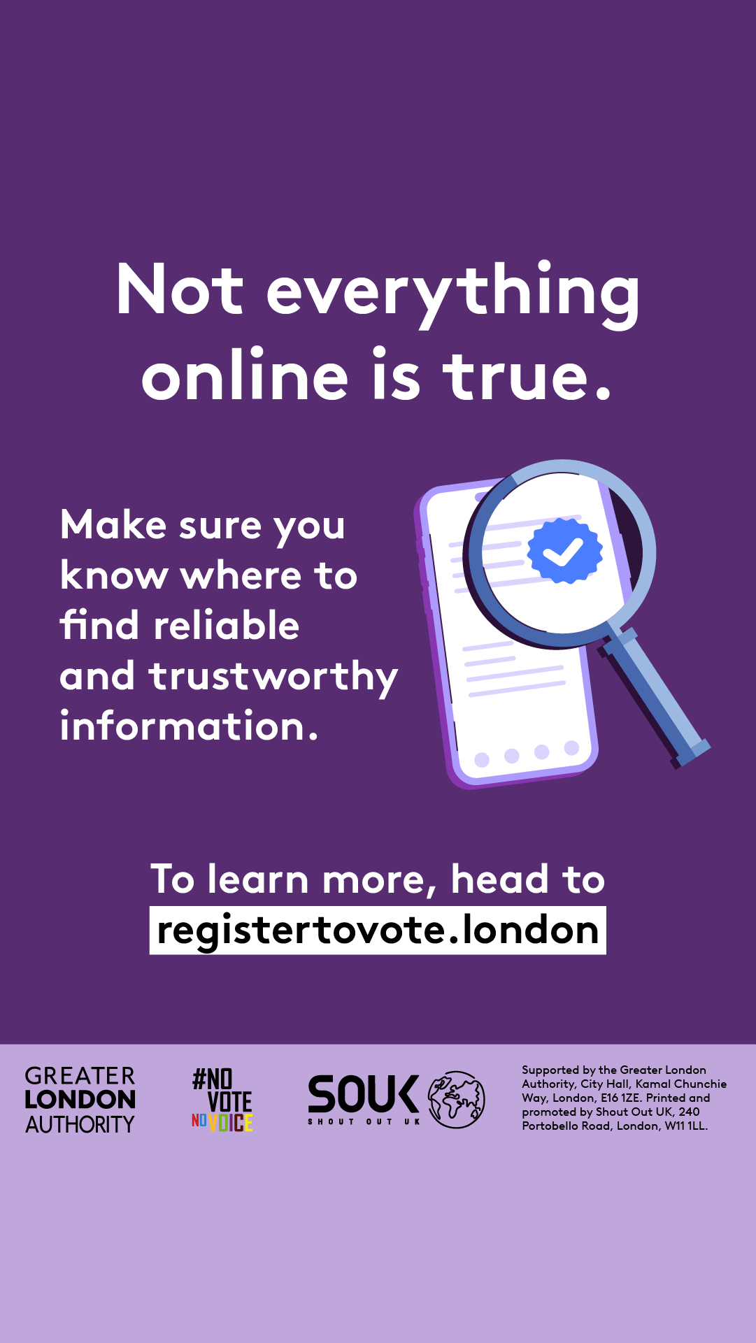 This is the Thumbnail for the Misinformation social media graphics item