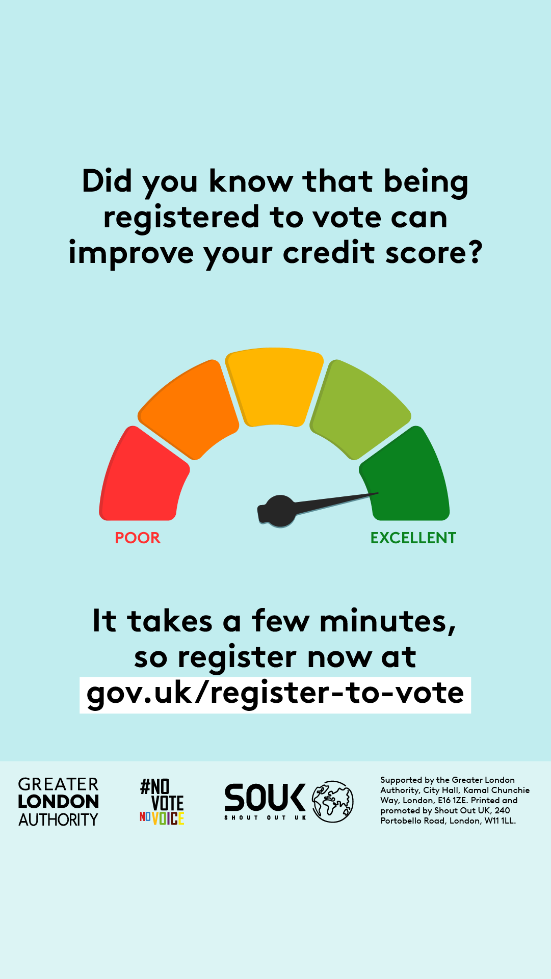 This is the Thumbnail for the Registering to vote and credit score benefits item