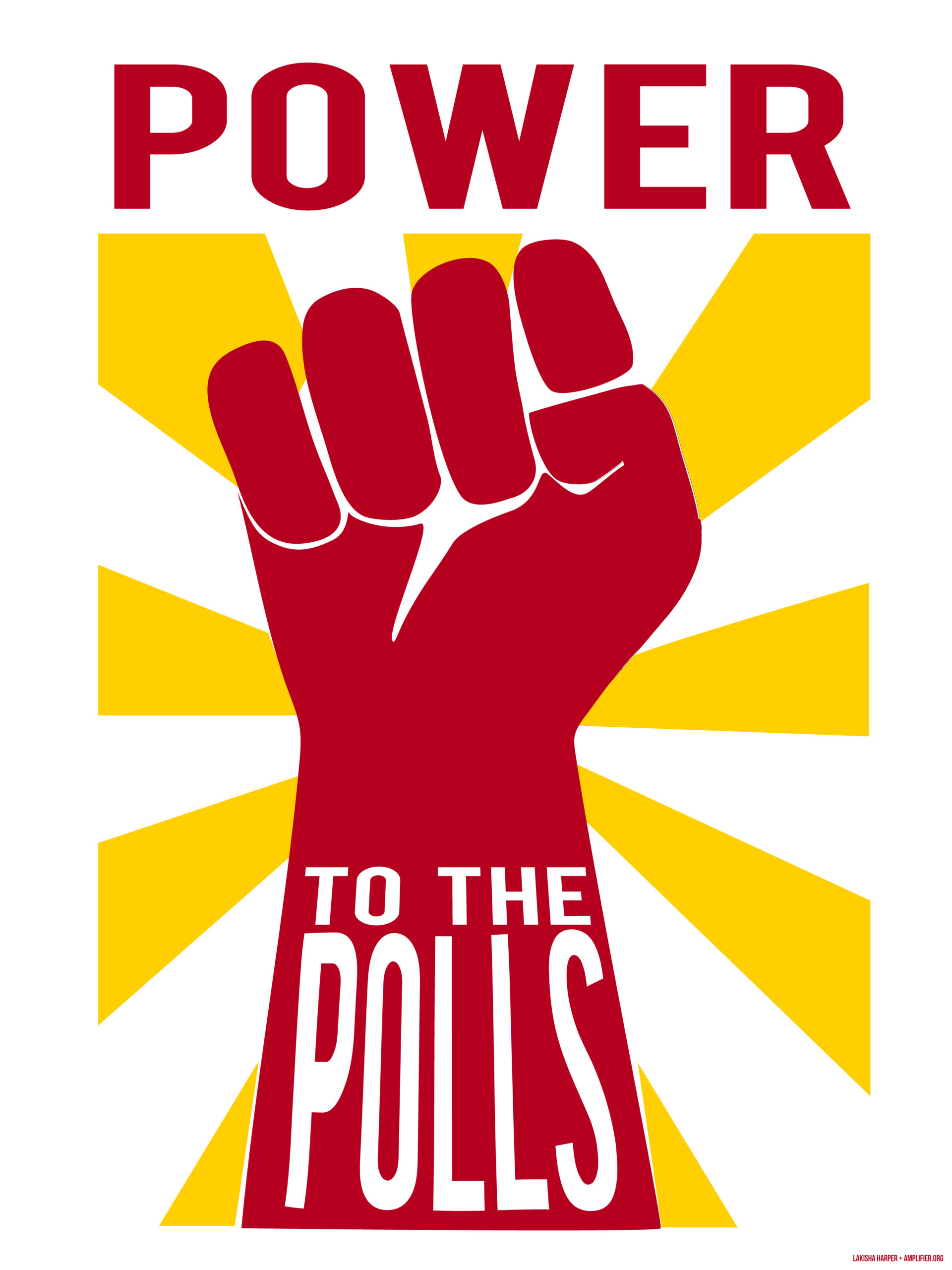 This is the Thumbnail for the Power to the polls poster item
