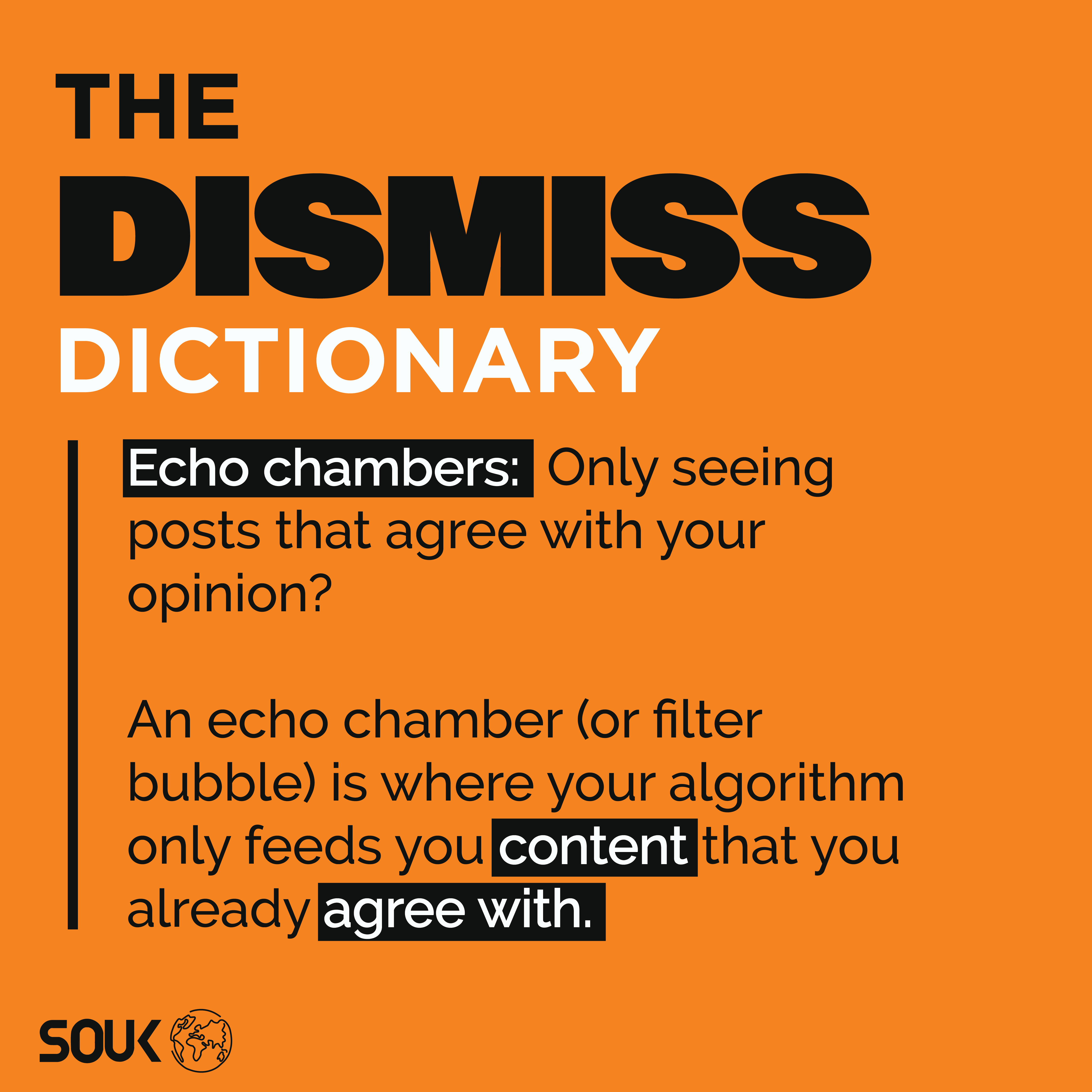 This is the Thumbnail for the Echo chambers definition item