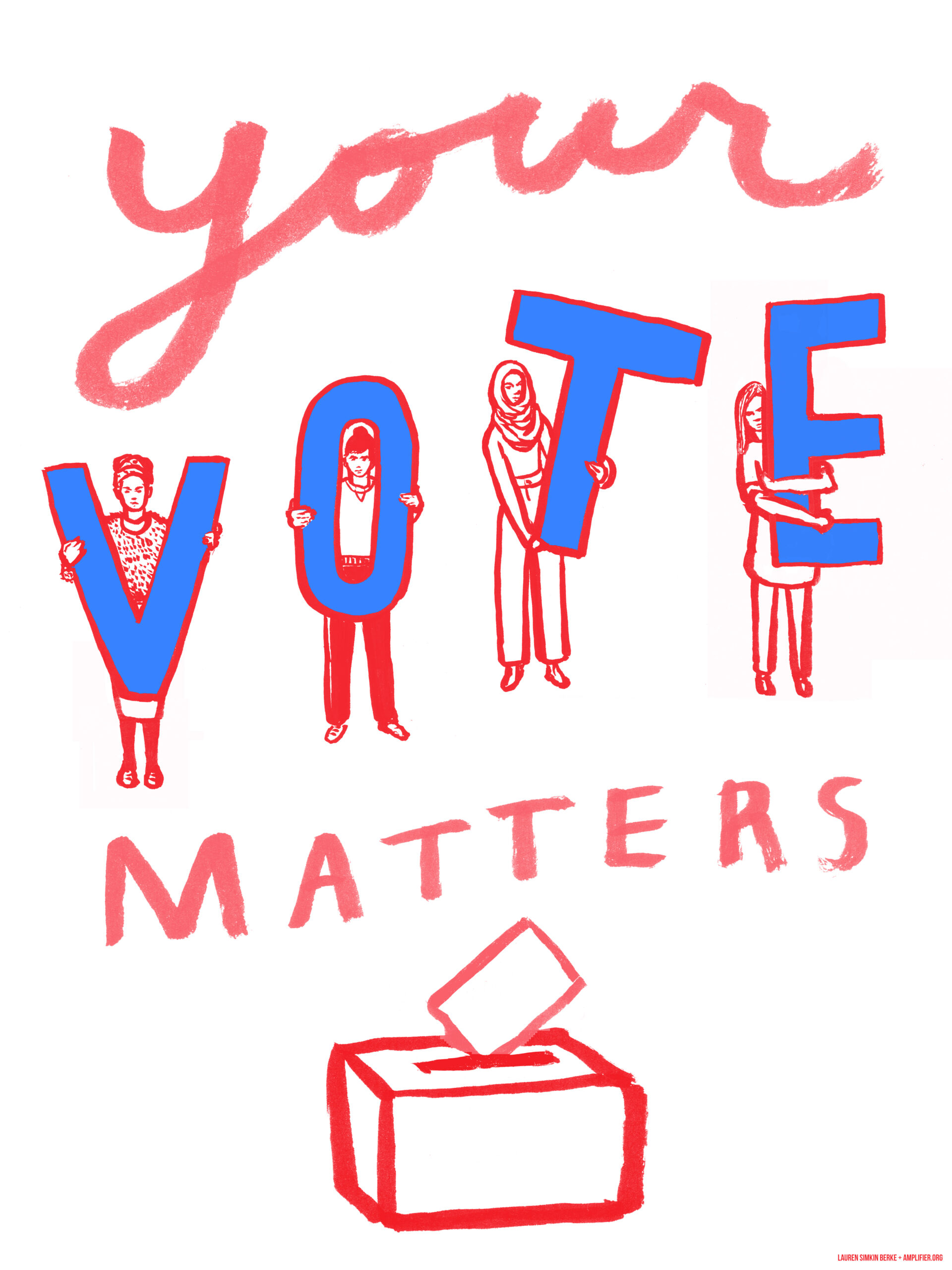 This is the Thumbnail for the Your vote matters poster item