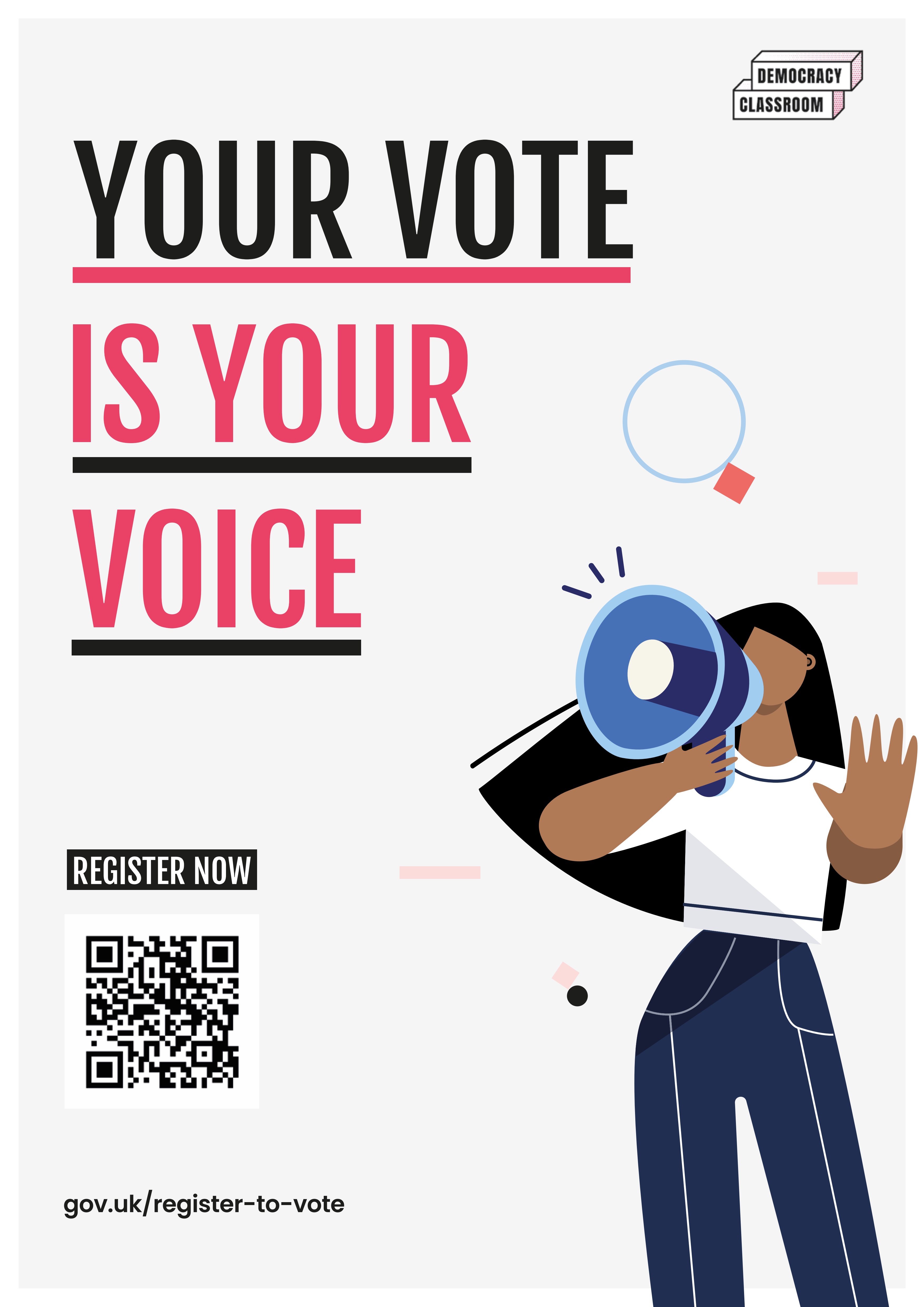 This is the Thumbnail for the Your vote is your voice: Version 1 item