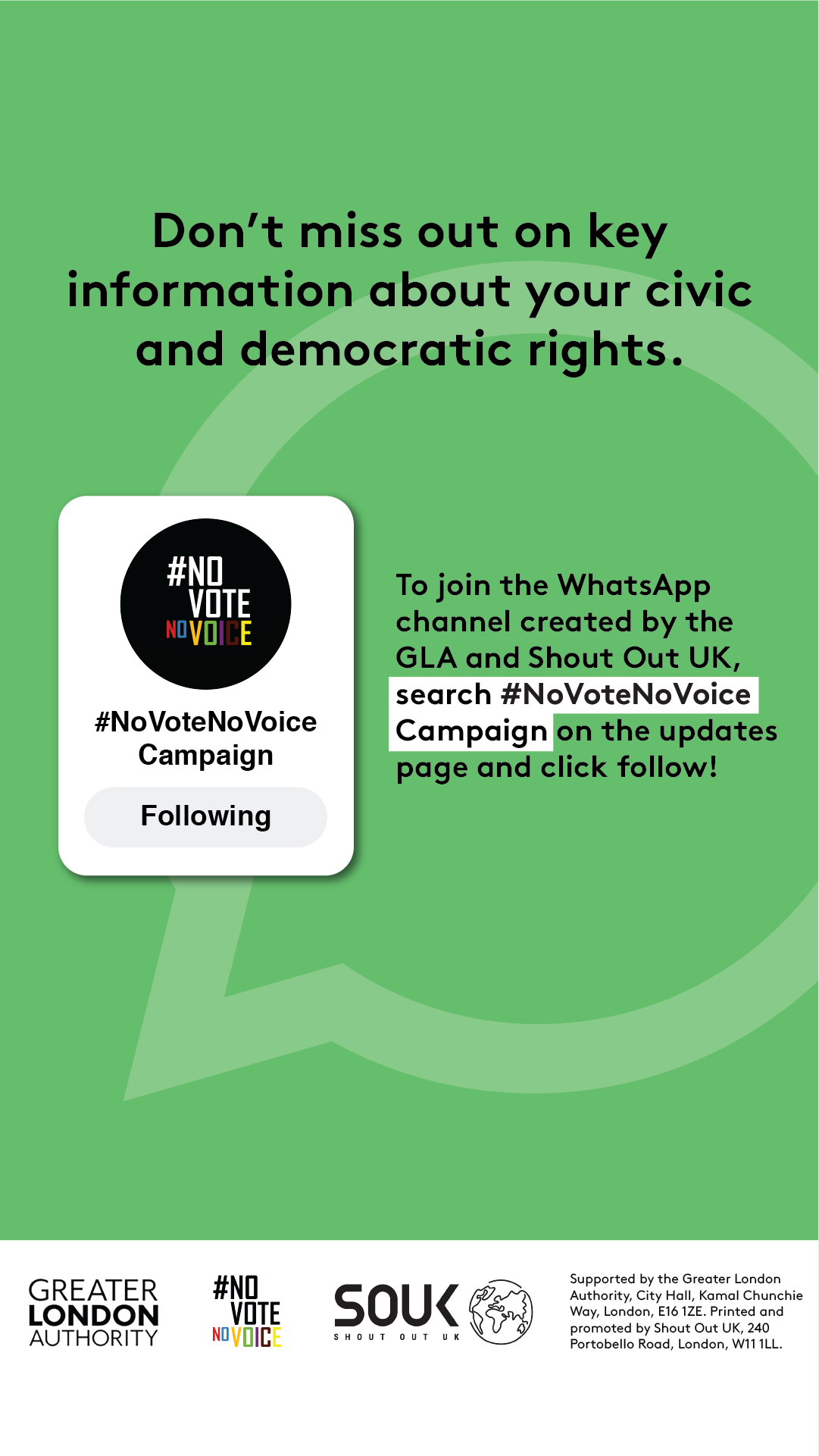 This is the Thumbnail for the Join our WhatsApp channel item