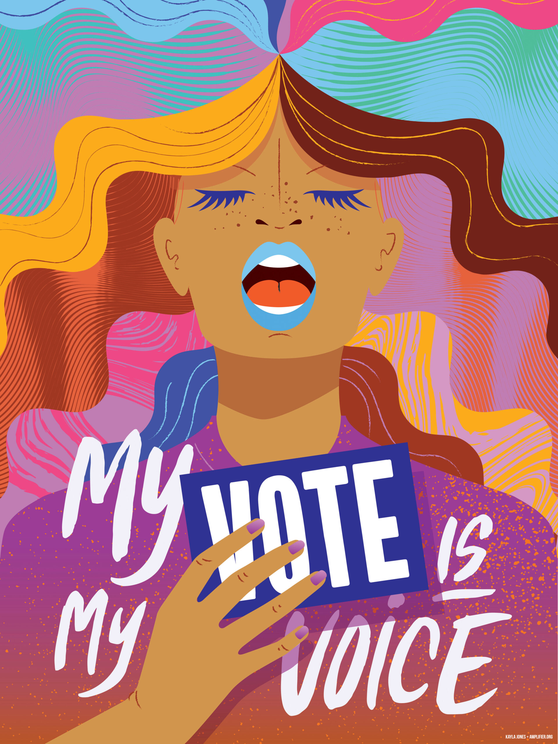 This is the Thumbnail for the My vote is my voice poster item